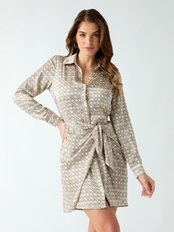 eco alya printed dress