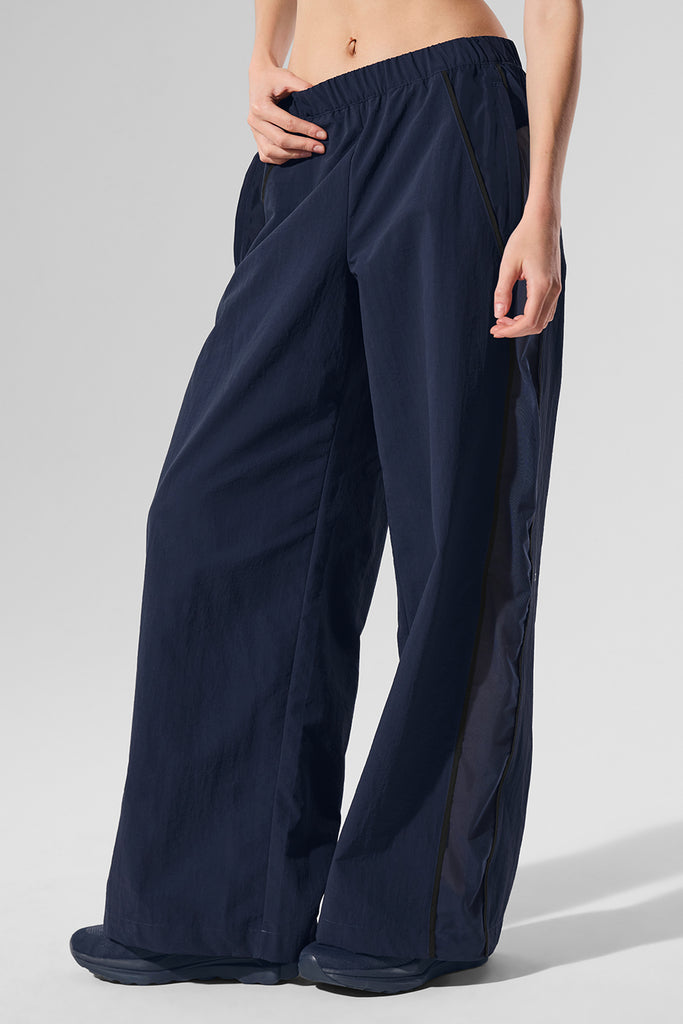 high waist origin wide leg track pant high waist origin wide leg track pant