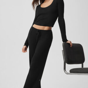 Свитер вяжет mid rise unwind wide leg pant