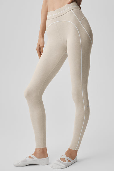 7/8 high waist alosoft heart throb legging Атлетическая Хизер Грей/whi 7/8 high waist alosoft heart throb legging Атлетическая Хизер Грей/whi