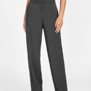 tailored stretch straight leg pants