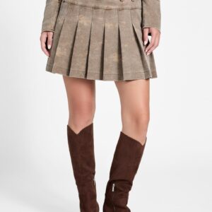 estell pleated mini skirt