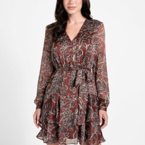 eco clara chiffon dress