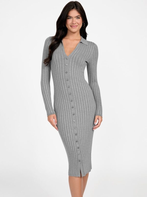 eco miranda ribbed sweater dress