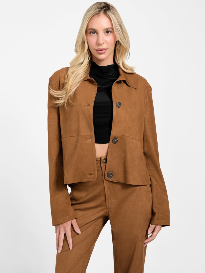 aria faux suede jacket aria faux suede jacket