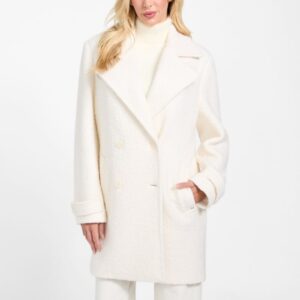 eco leona wool blend peacoat