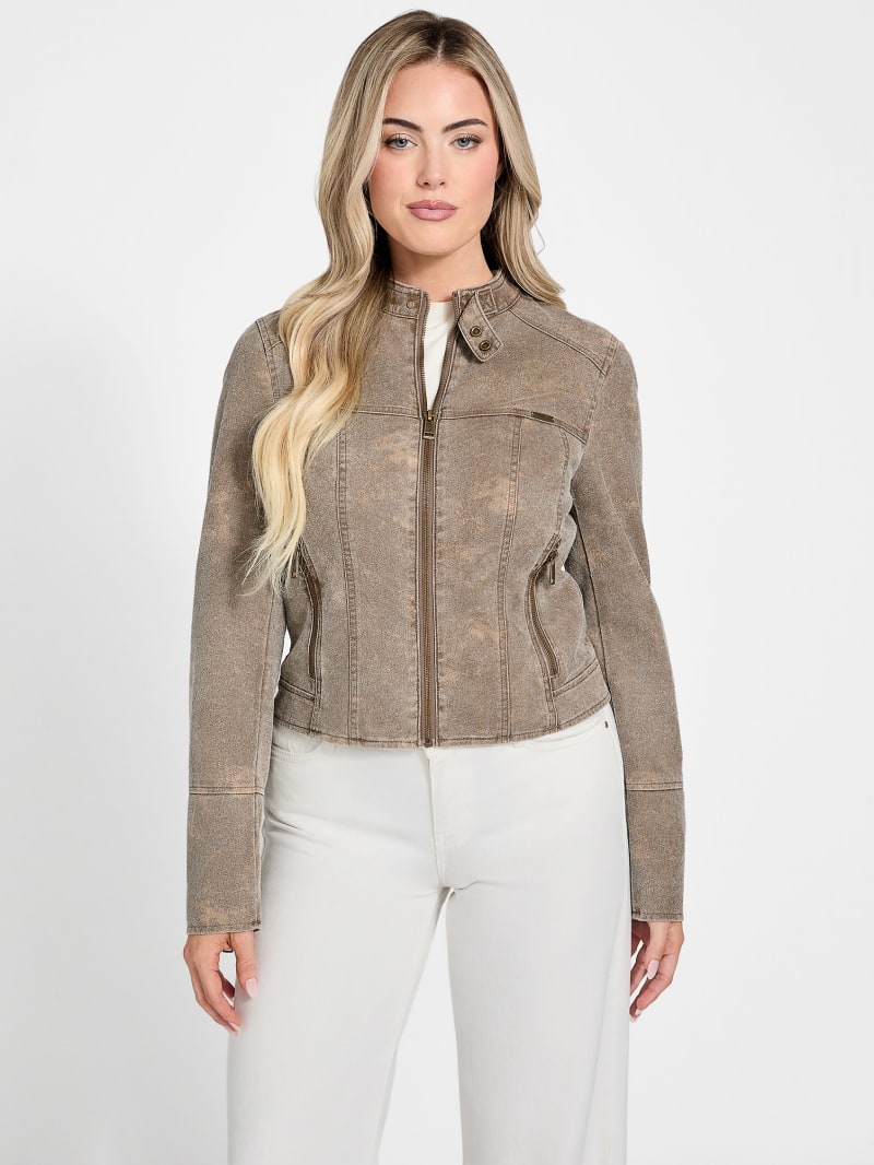estell faux suede moto jacket estell faux suede moto jacket