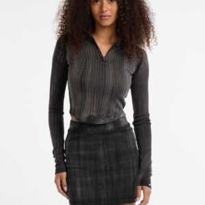 guess originals eco mock neck top