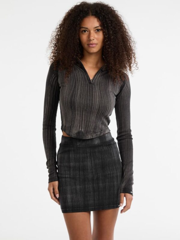 guess originals eco mock neck top