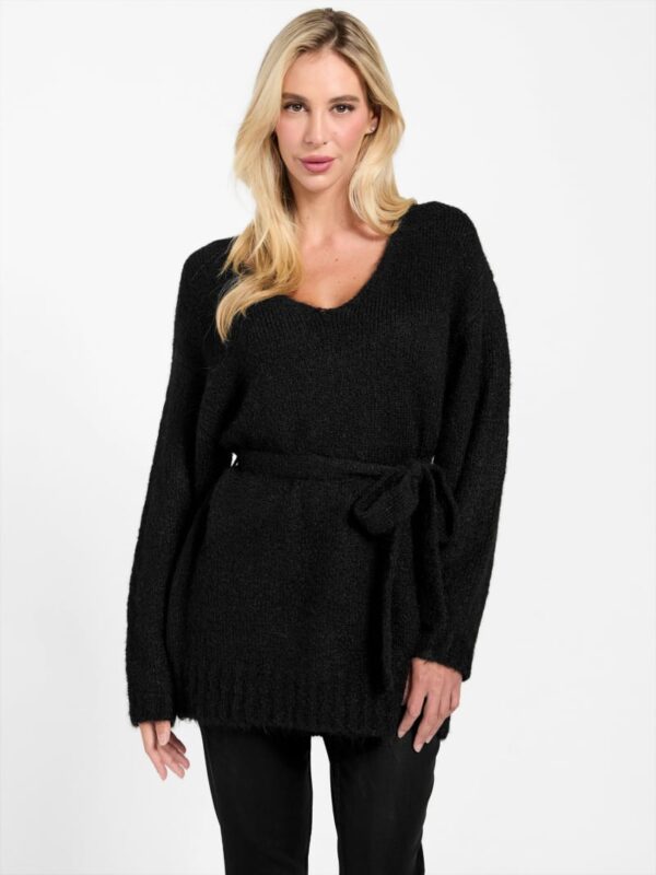 eco kiyoka tie sweater