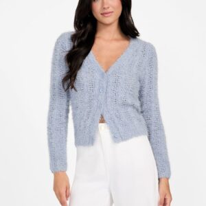 eco bea open stitch cardigan