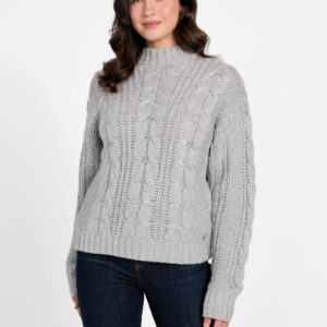 eco nathalie cable knit sweater