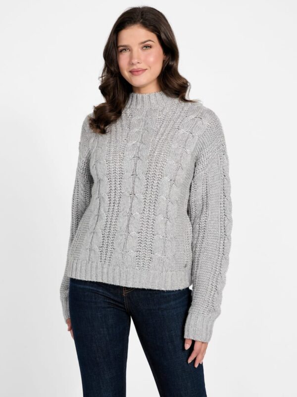 eco nathalie cable knit sweater