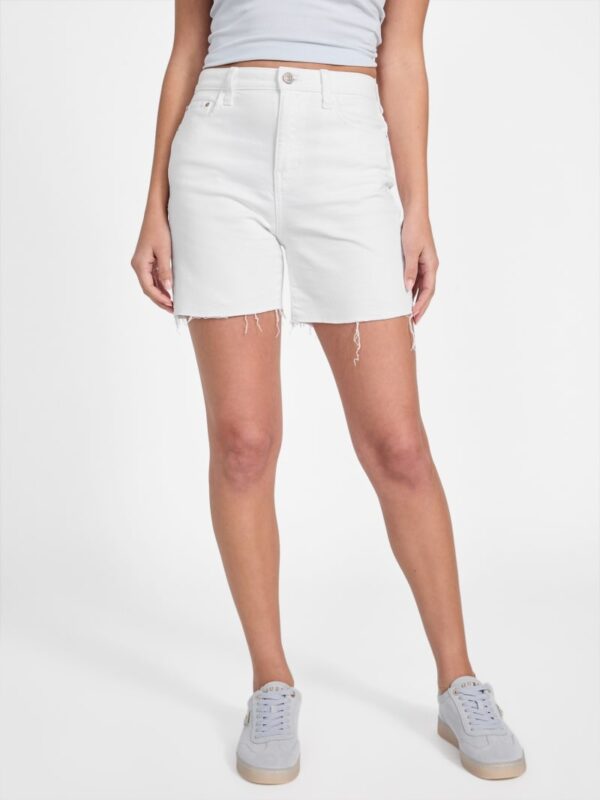 eco 80s pedal denim shorts