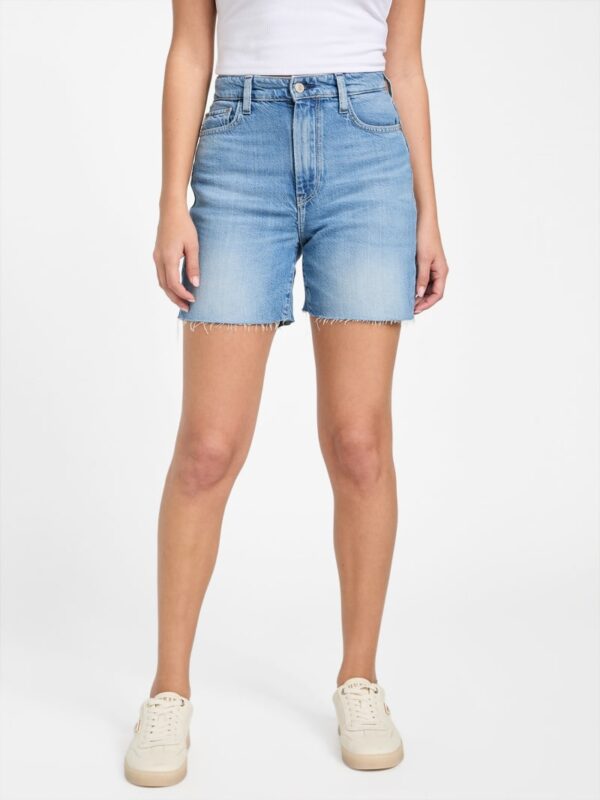 eco 80s pedal denim shorts