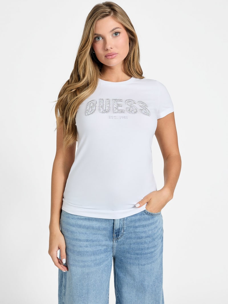 eco lace signature logo tee eco lace signature logo tee