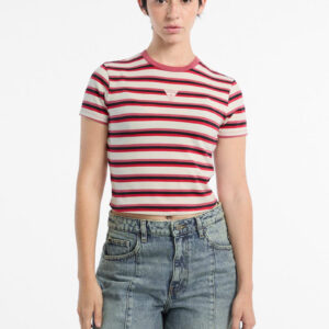 eco guess originals core striped baby tee