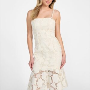 maisy strapless lace dress
