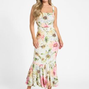 eco fleur midi dress