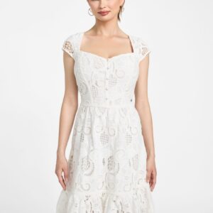 eco domitilla embroidered dress