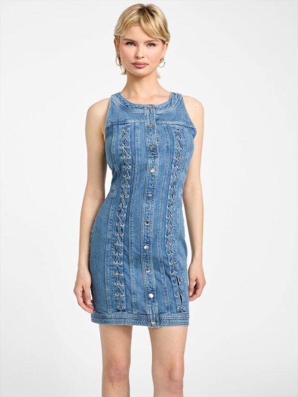 lisbeth midi denim dress