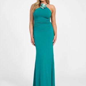 eco long flower dress