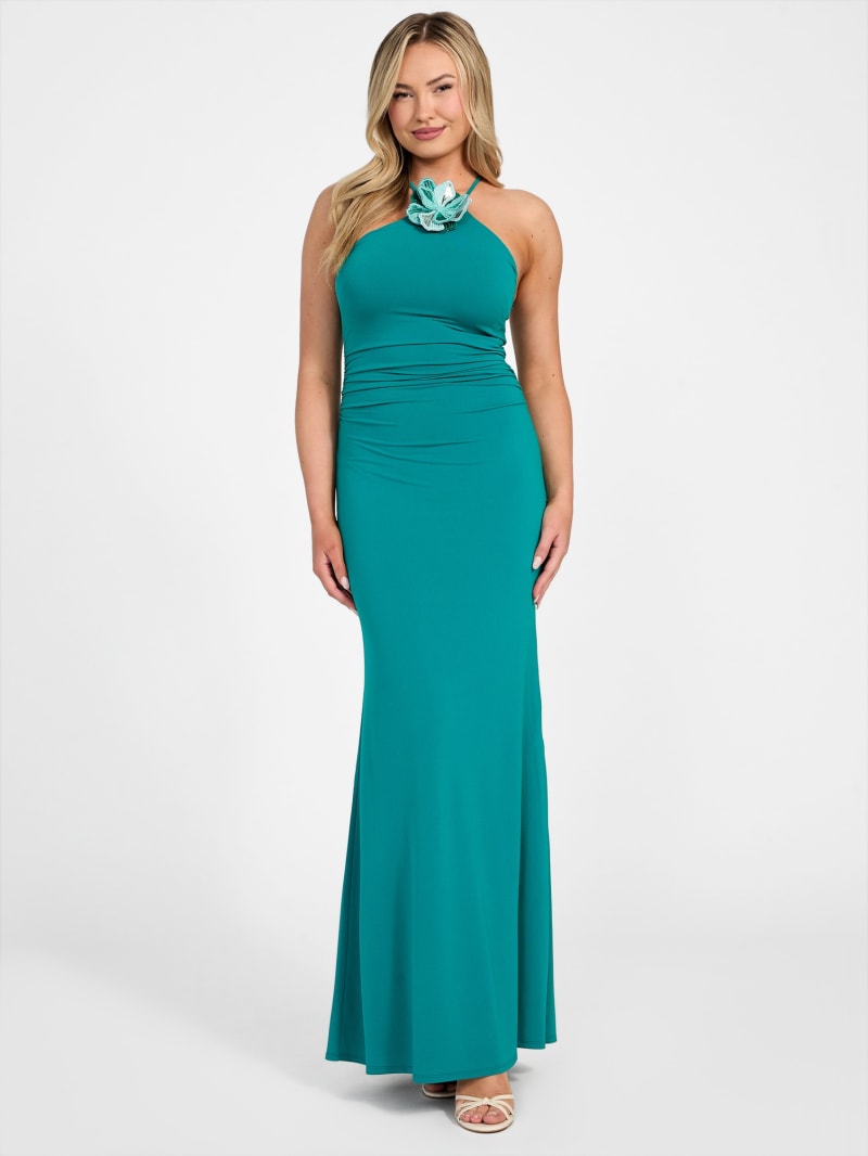 eco long flower dress eco long flower dress
