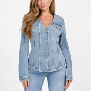 eco camille denim blazer