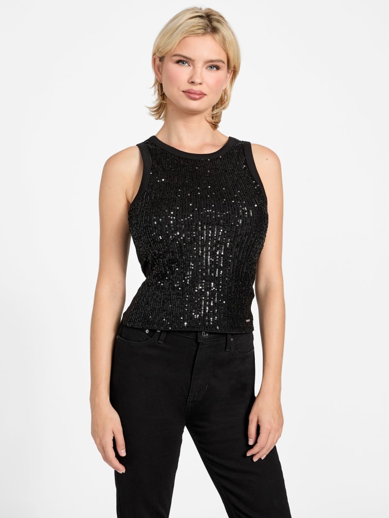 alexia sequin tank top alexia sequin tank top