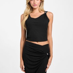 eco aimee jeweled strap top