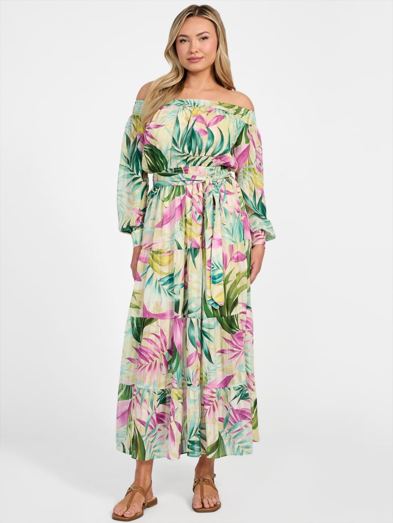 eco josee printed maxi dress eco josee printed maxi dress