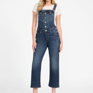 leisure denim overall jumpsuit