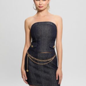 chany denim corset