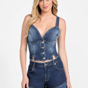 cathy denim bustier