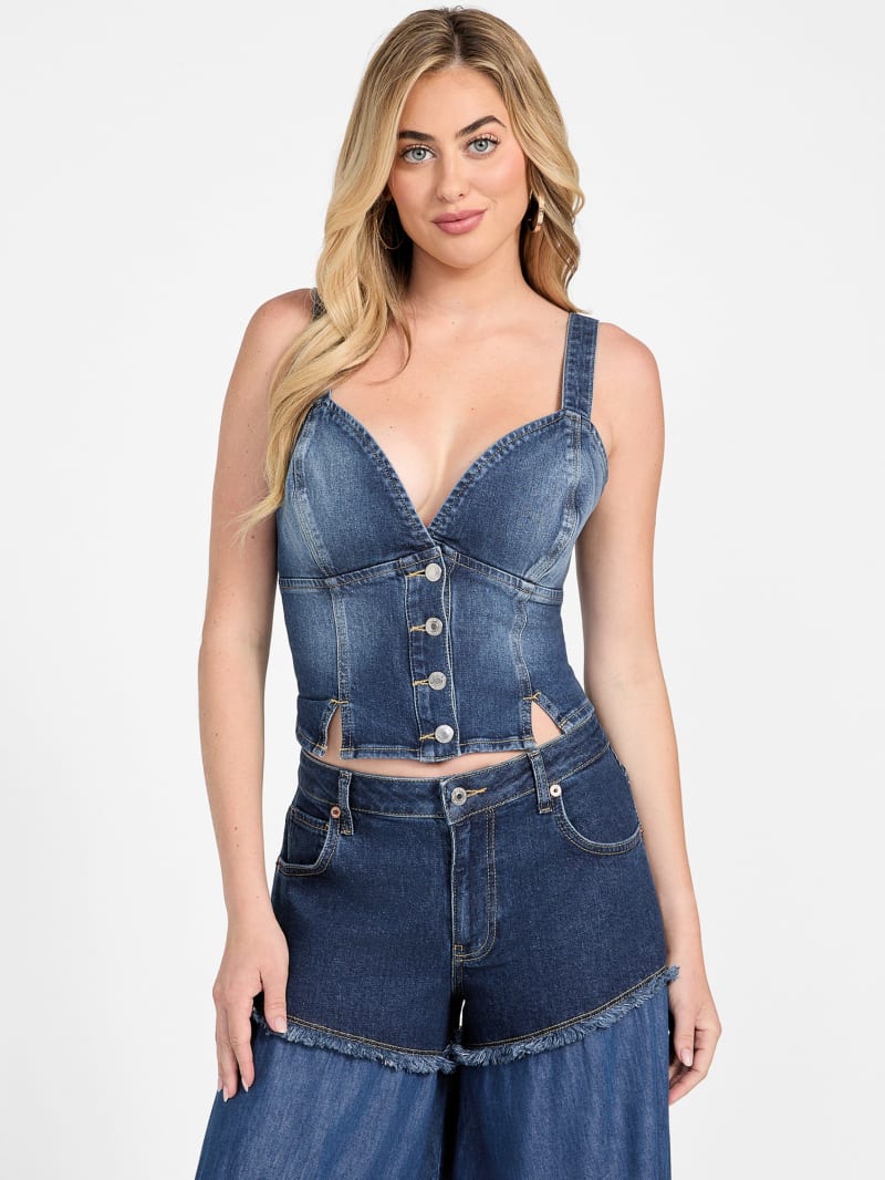 cathy denim bustier cathy denim bustier