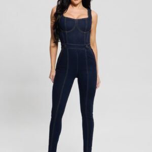 carla denim jumpsuit