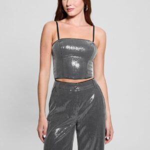 cassia sequined bustier top
