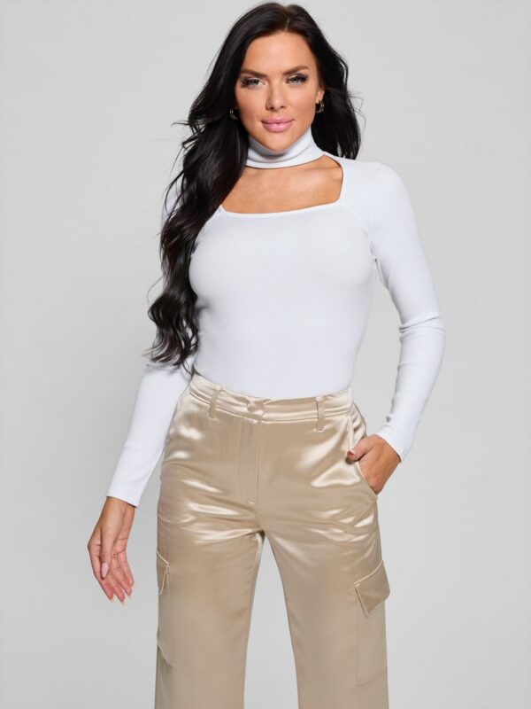 cutout ribbed top