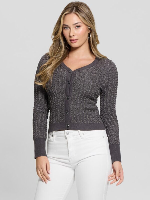 josie v neck cardigan sweater
