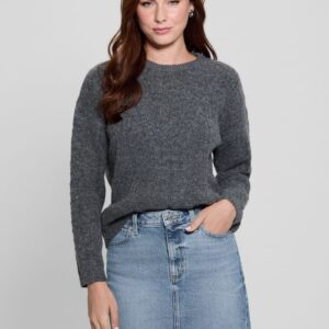 sylvie alpaca blend pointelle sweater