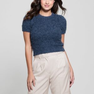 usami fuzzy sweater top
