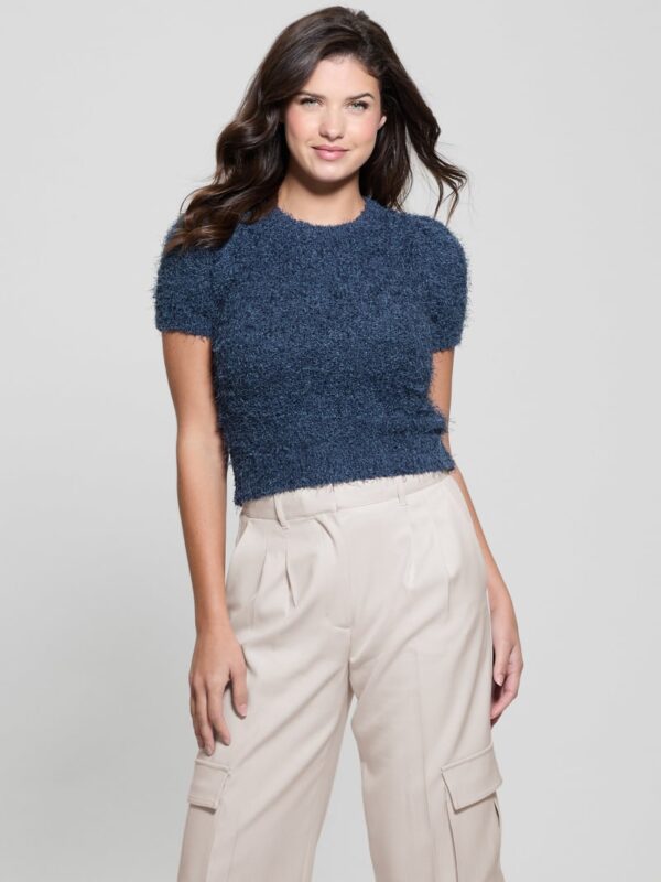 usami fuzzy sweater top