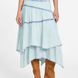 eco tanya denim maxi skirt