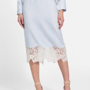 lana midi lace skirt
