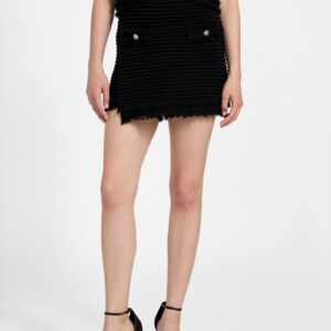 eco malina ottoman bouclé skort