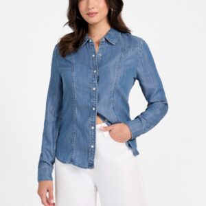 classic denim western shirt