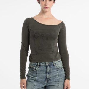 guess originals off the shoulder tee