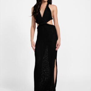 vanya ribbed maxi dress