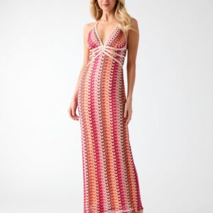 fearne striped maxi dress