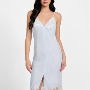 aria maxi denim dress